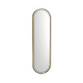 **Gouden Ovale Spiegel voor Wanddecoratie**